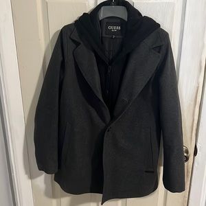 Guess men’s pea coat